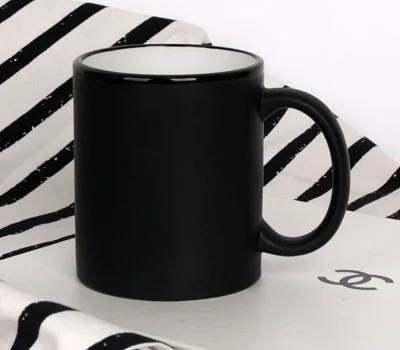 르네 무광투톤블랙머그컵 355ml  12온스