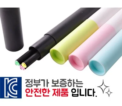 보석연필 3p 원통케이스