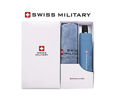 스위스밀리터리 3단 7k무지완자 160g타올 세트