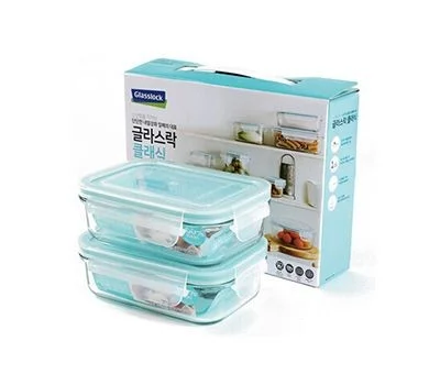 글라스락 클래식 직사각400 2조