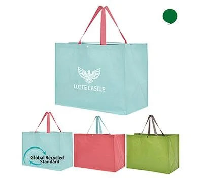 리사이클 특대형 레트로 시장가방 530x380x300mm 대...