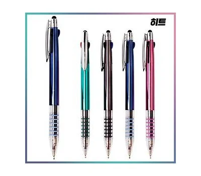 히트3색 6링 UV니들터치 볼펜
