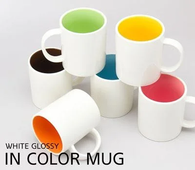 실크인쇄  직선인칼라 머그컵 390ml