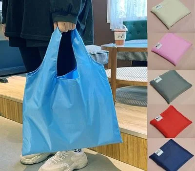 비비드 무지폴딩 장바구니