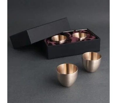 방짜유기 술잔세트 2인용 우리