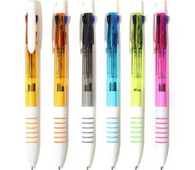 6링 3색 반투명 볼펜