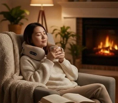 비치온 VN13-NECK88 목안마기 진동 지압 온열마