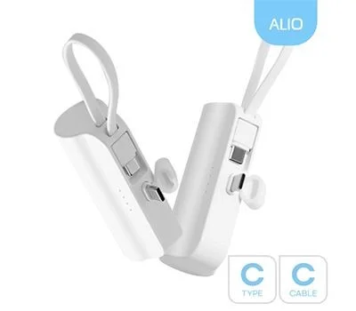 ALIO 도킹형 아이미니 5000mAh 듀얼미니보조배터리