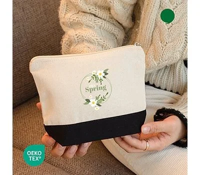 오코텍스인증 투톤에코지퍼파우치