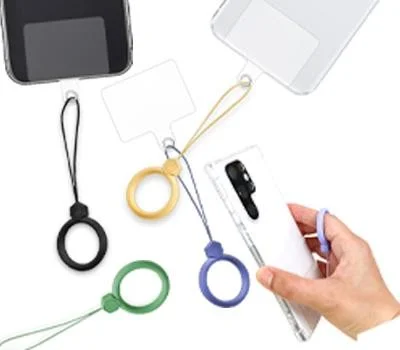 태그 투명홀더실리콘 고리링 스트랩