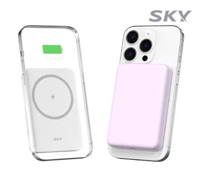 스카이 필 M05 5000mAh 무선충전 보조배터