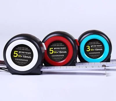 에버센스 블랙 투톤 자동 줄자 3M  5M