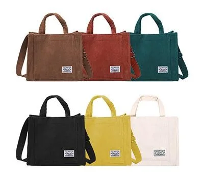 로페리아 코듀로이 심플 크로스백