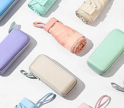 포켓 스퀘어 6K 5단 수동 암막 우양산  UPF50