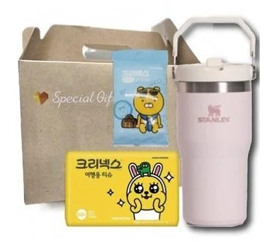 스탠리 플립텀블러591ml 카카오물티슈 카카오티슈 3...